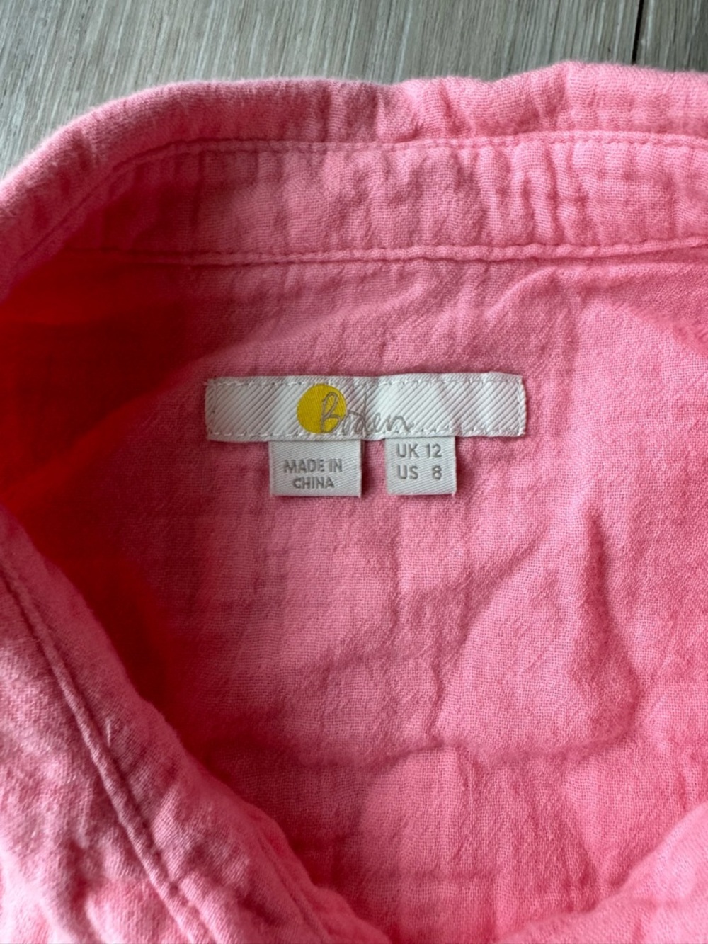Boden Women’s Pink Casual Button-Down Shirt - Picture 2 of 2